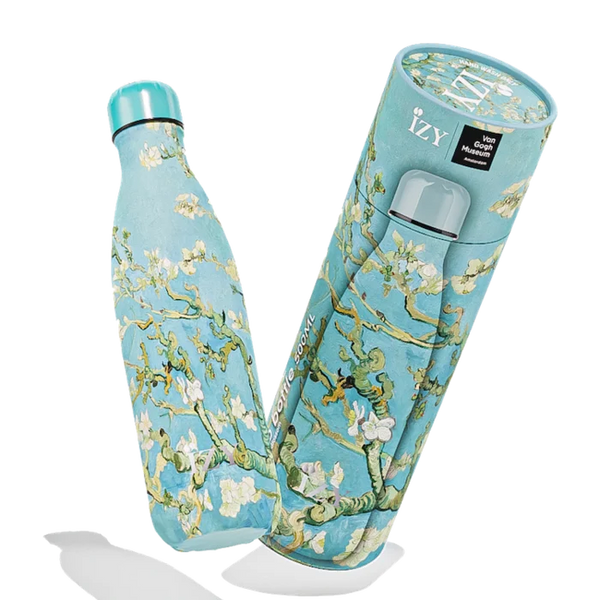 IZY Thermos Bottle - Almond Blossom - Van Gogh - 500ML To-Go Insulated Water Bottles