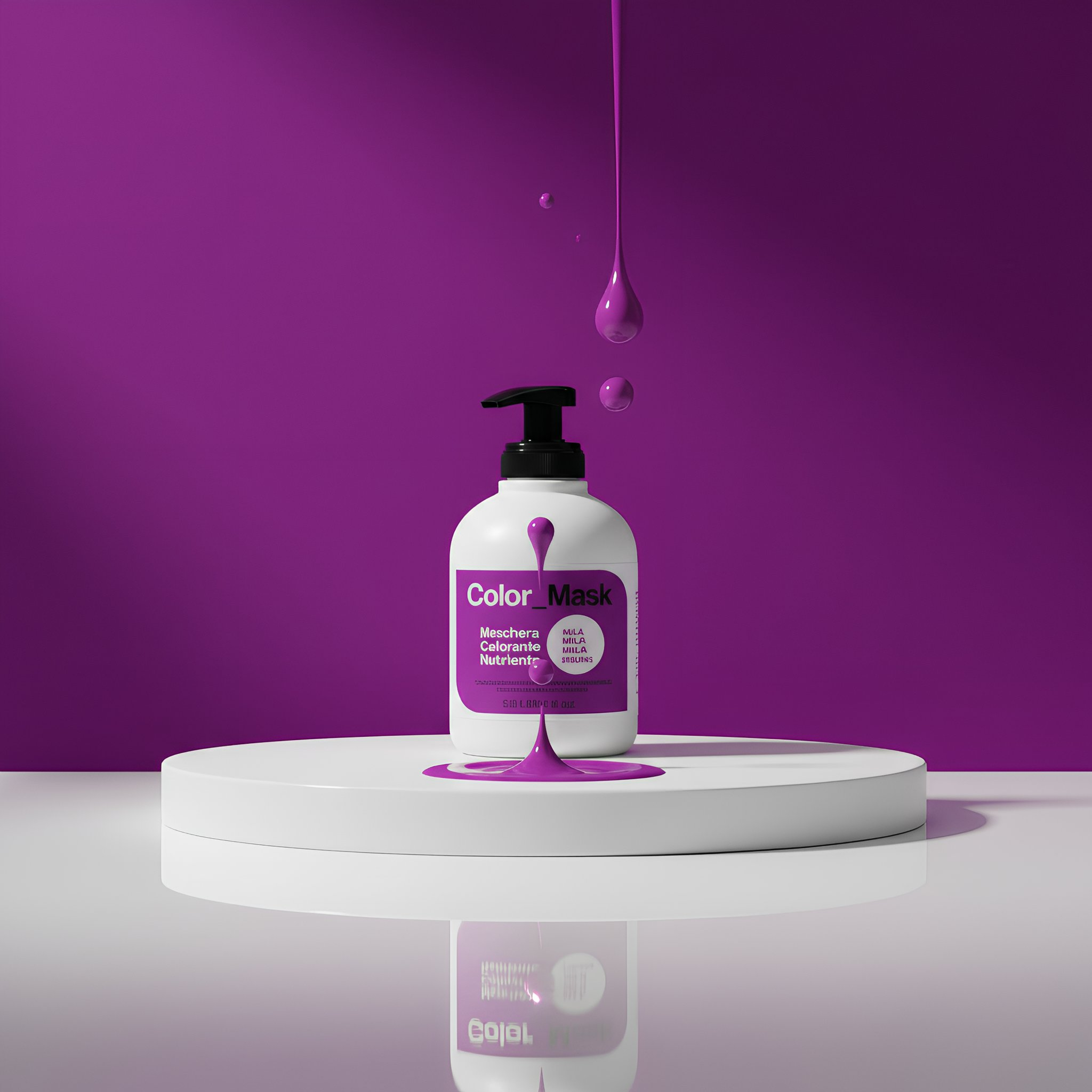 KayPro Color Mask – Tonende Haartönmaske 300ml | Revitalisiert Farbe & pflegt | Kastanienbraun & Violett